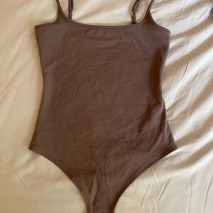 Wild Fable Chocolate Brown Bodysuit